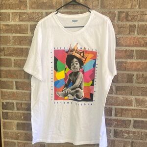 Biggie Smalls Graphic Tee - White NWOT XXL